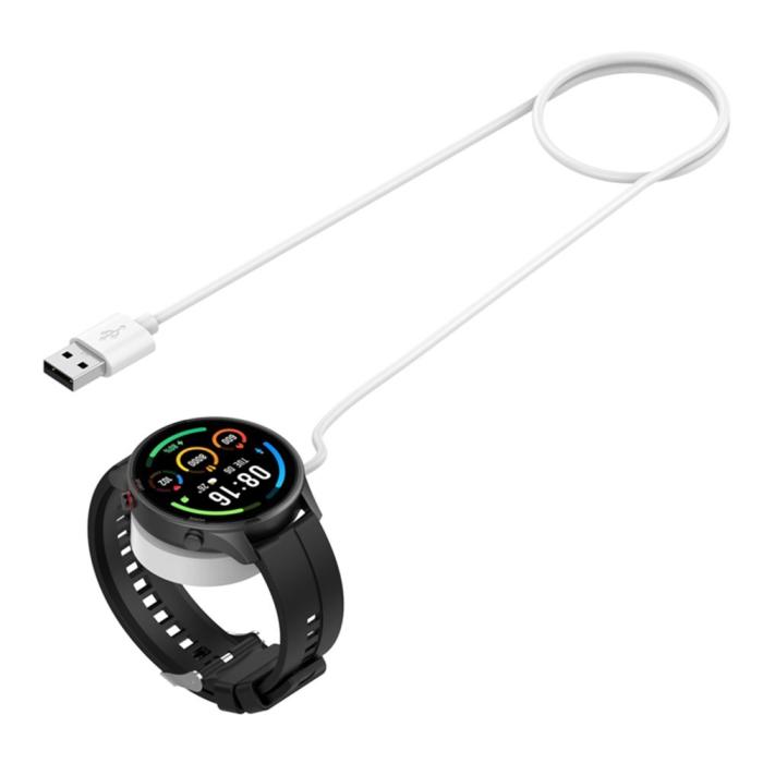Bild 2, 1m USB Laddningskabel Xiaomi Color 2 / S1 Active / Color Sport Vit