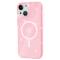 iPhone 15 Plus Skal MagSafe Hybrid Glitter Rosa