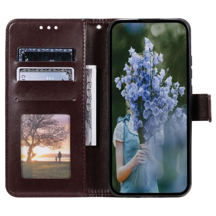 Bild 2, Sony Xperia 1 VI Mandala Läder Fodral Brun
