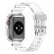 Apple Watch 38/40/41mm Kristall Skal/Armband Transparent