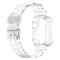 Apple Watch 38/40/41mm Kristall Skal/Armband Transparent