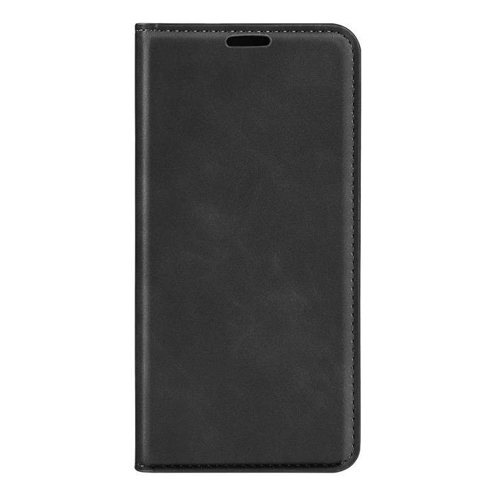Bild 6, Motorola Edge 70 Fodral Flip Skin Touch Läder Svart