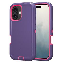 iPhone 16 Skal Extreme Shockproof Hybrid Lila