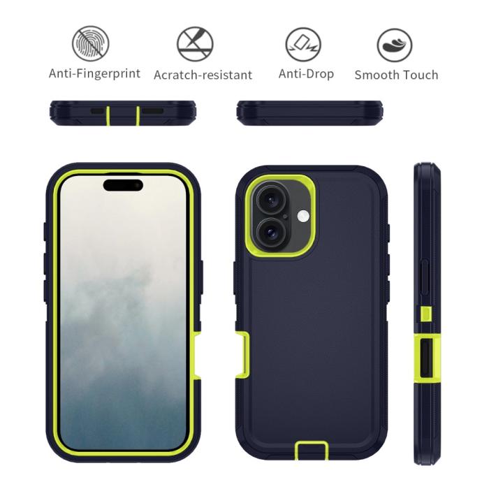 Bild 3, iPhone 16 Skal Extreme Shockproof Hybrid Grå