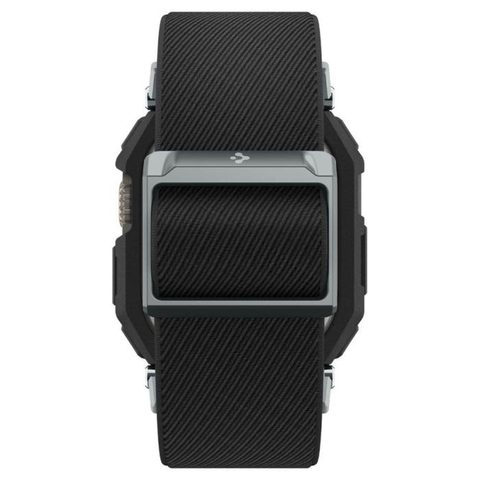 Bild 5, Spigen Apple Watch 49 mm Skal/Armband Lite Fit 'Pro' Matt Svart
