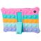 Galaxy Tab A8 10.5 Skal Pop It Fidget Kickstand Multicolor