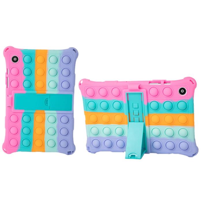 Bild 6, Galaxy Tab A8 10.5 Skal Pop It Fidget Kickstand Multicolor