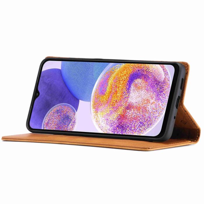 Bild 4, LC.IMEEKE Samsung Galaxy A23 5G Fodral Flip Läder Brun
