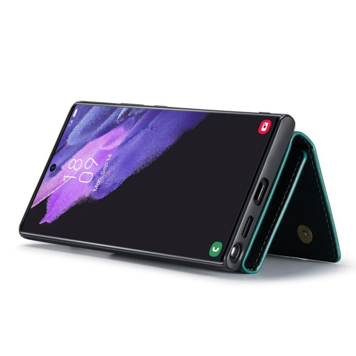 Bild 2, DG.MING Galaxy S23 Ultra Skal Med Magnetisk Plånbok Grön