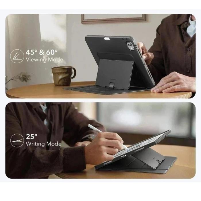 Bild 4, ESR iPad Pro 11 2025/2024 Fodral Flip Hybrid Svart