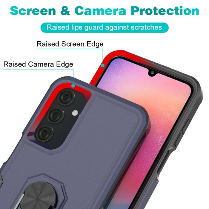 Bild 5, Samsung Galaxy A25 5G Skal Ring Shockproof Xtreme Mörk Blå