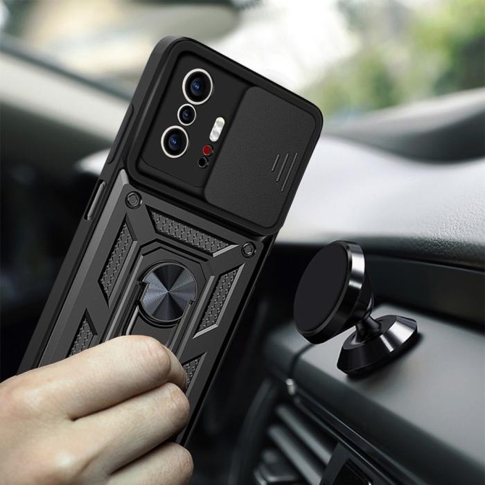 Bild 3, Xiaomi 11T / 11T Pro Skal CamShield Ring Svart
