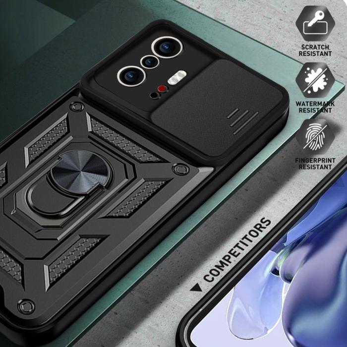 Bild 6, Xiaomi 11T / 11T Pro Skal CamShield Ring Svart
