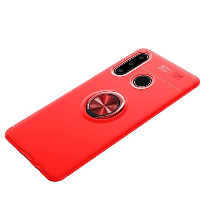 Bild 2, Huawei P40 Lite E - Ring Skal - Röd