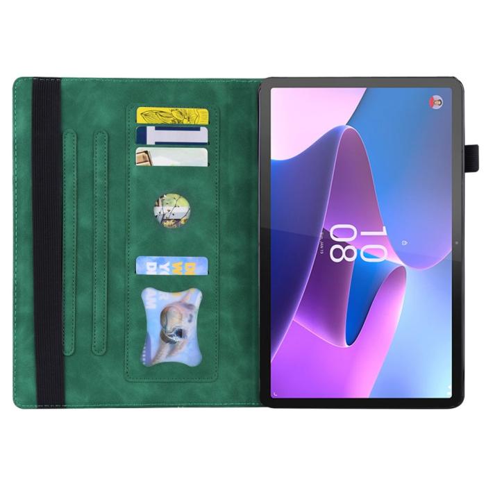 Bild 2, Lenovo Tab P11 Pro Gen 2 Fodral Med Frontficka Grön