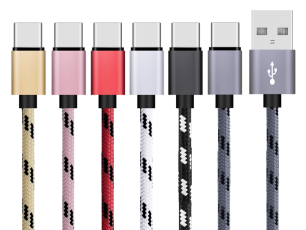 3 Meter - USB-C Quick Charge Laddare / Kabel - Välj Färg!