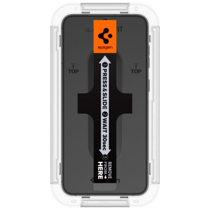 Bild 3, Spigen Galaxy S23 Plus 2-PACK GLAS.tR 