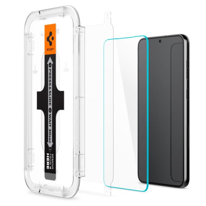 Bild 4, Spigen Galaxy S23 Plus 2-PACK GLAS.tR 