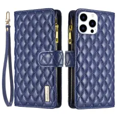 iPhone 16 Pro Max Fodral Diamond Multifunktionell Bl&aring;