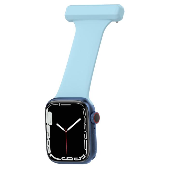 Bild 4, Apple Watch 42/44/45/49 mm Rem Sjuksköterska Ljus Blå