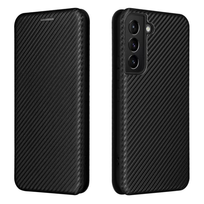 Bild 2, Samsung Galaxy S22 Fodral Kolfiber Textur Svart