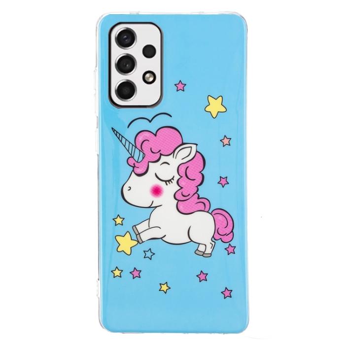 Bild 2, Samsung Galaxy A33 5G Skal Glow-in-dark Unicorn