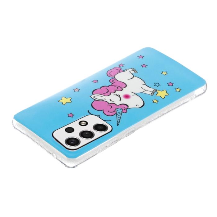 Bild 3, Samsung Galaxy A33 5G Skal Glow-in-dark Unicorn