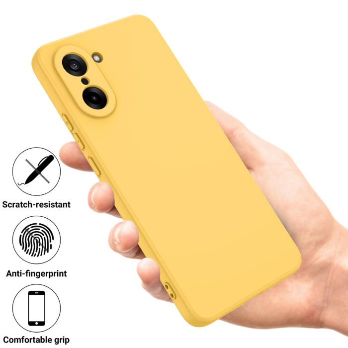 Bild 2, OnePlus Nord CE5 Skal Liquid Silikon Gul
