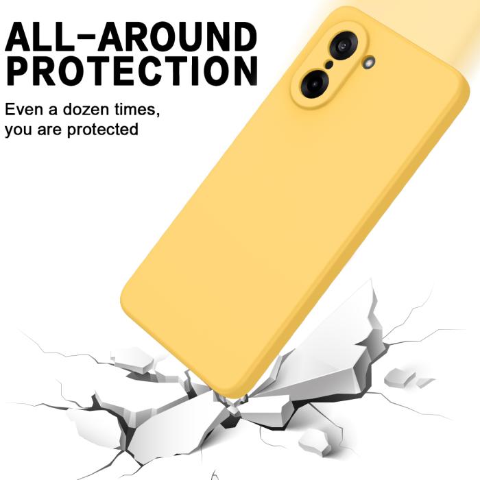 Bild 5, OnePlus Nord CE5 Skal Liquid Silikon Gul