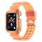 Apple Watch 38/40/41mm Kristall Skal/Armband Orange