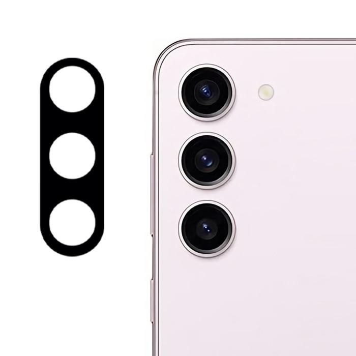Bild 1, Samsung Galaxy S24 Linsskydd Härdat Glas Svart