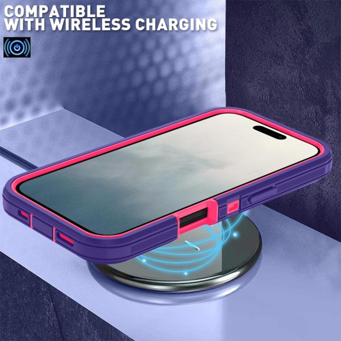 Bild 6, iPhone 16 Skal Extreme Shockproof Hybrid Lila
