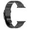 Apple Watch 42/44/45/49 mm Armband Steel Titanium Svart