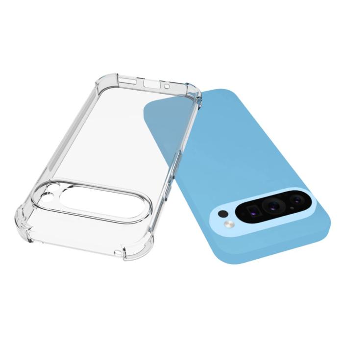 Bild 2, Google Pixel 9/9 Pro Skal Shockproof TPU Transparent