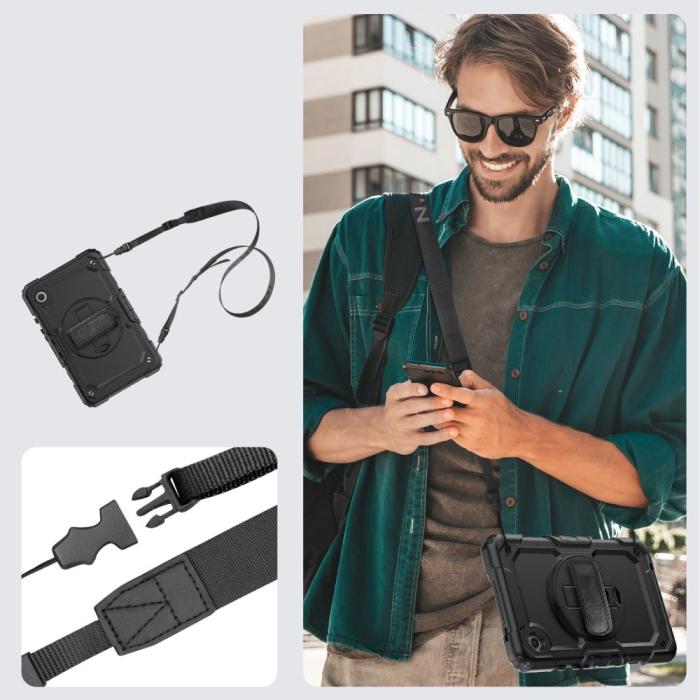 Bild 6, Tech-Protect Galaxy Tab A9 Plus Skal Solid360 Svart