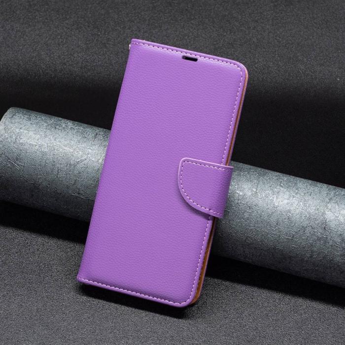 Bild 4, Xiaomi 12T / 12T Pro Fodral Shark Litchi Lila