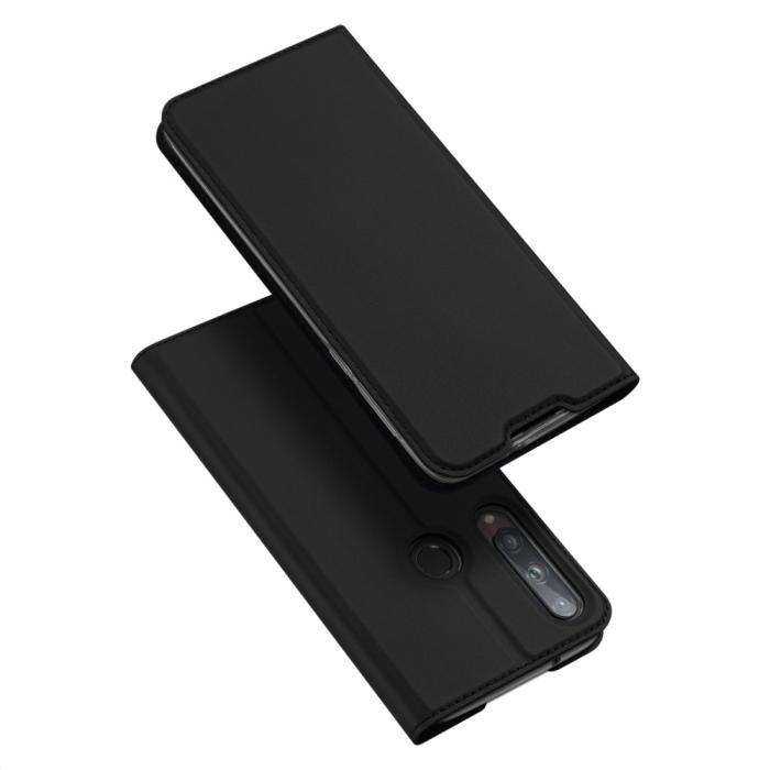Bild 1, Huawei P40 Lite E - DUX DUCIS Skin Pro Plånboksfodral - Svart