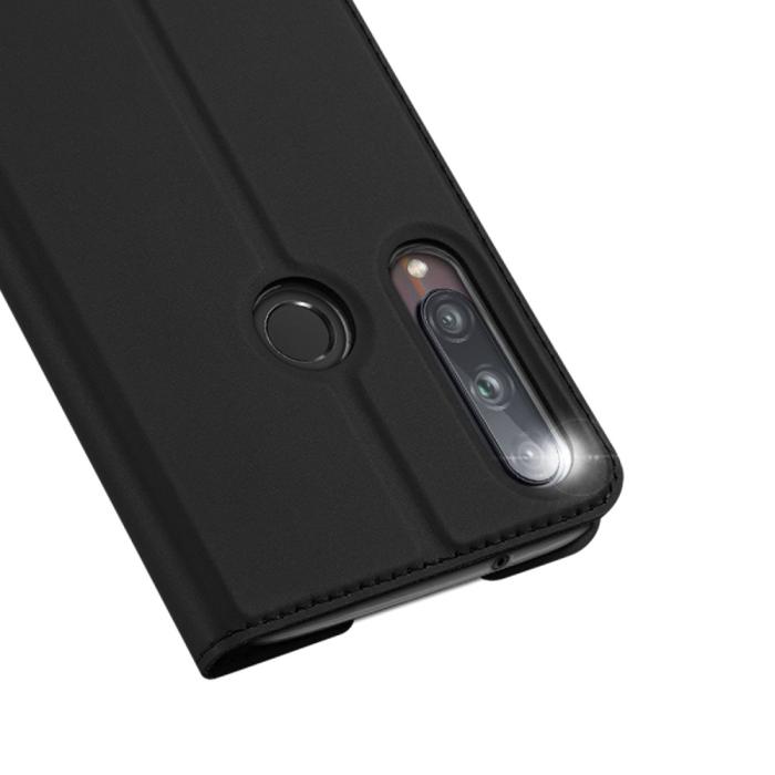 Bild 3, Huawei P40 Lite E - DUX DUCIS Skin Pro Plånboksfodral - Svart