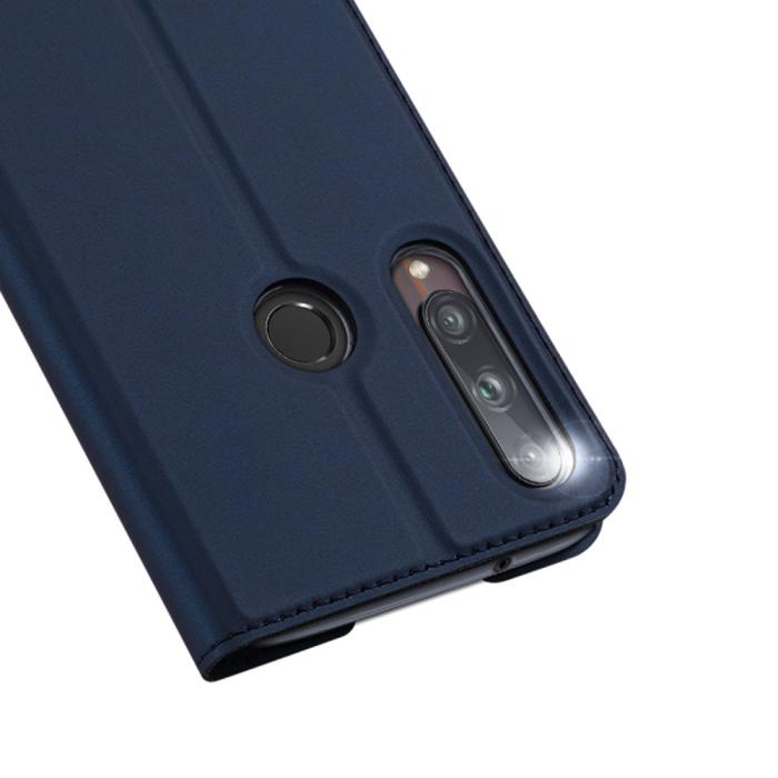 Bild 3, Huawei P40 Lite E - DUX DUCIS Skin Pro Plånboksfodral - Blå