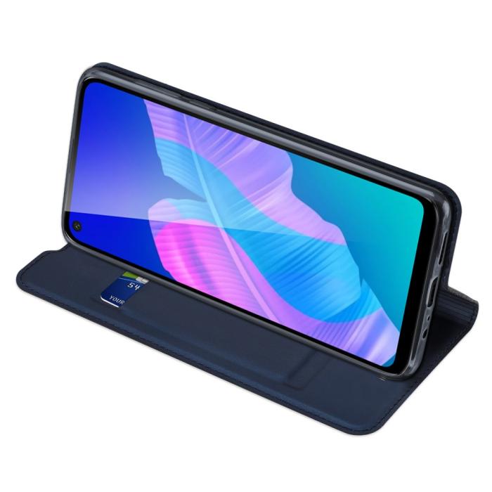 Bild 5, Huawei P40 Lite E - DUX DUCIS Skin Pro Plånboksfodral - Blå