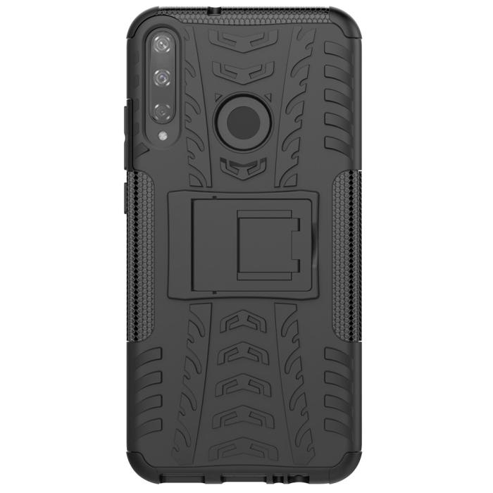 Bild 3, Huawei P40 Lite E - Ultimata Stöttåliga Skalet med Stöd - Svart