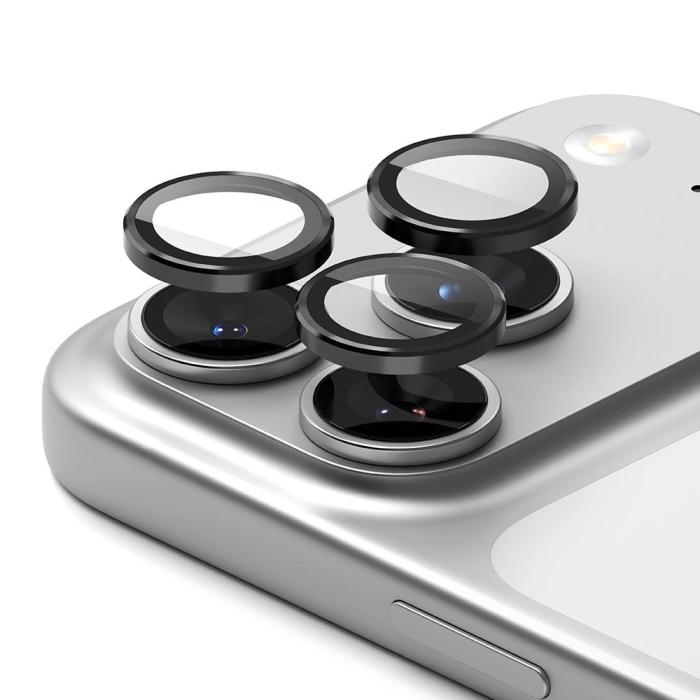 Bild 2, Ringke iPhone 17 Pro / 17 Pro Max 2-PACK Linsskydd Svart