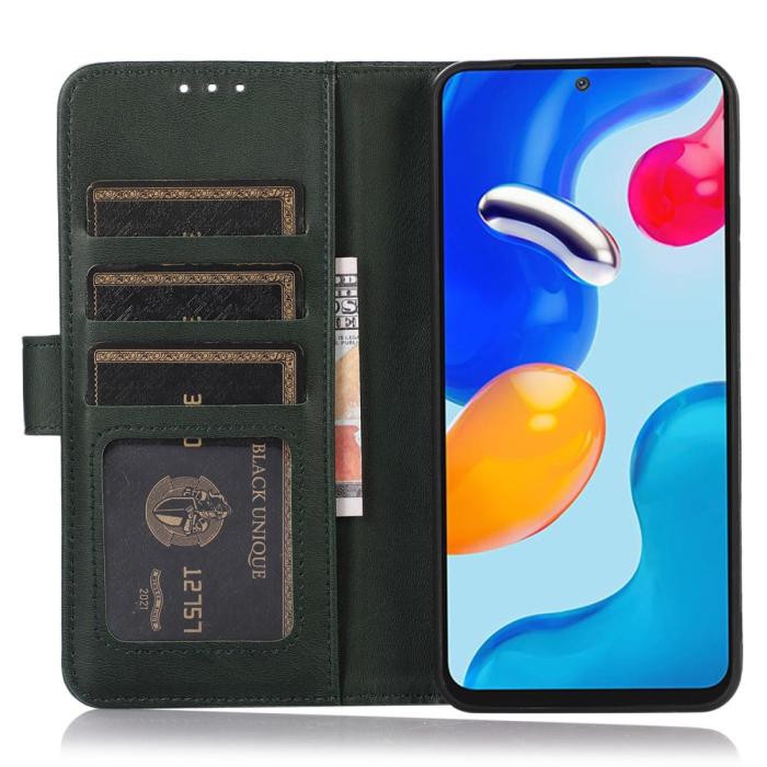 Bild 2, Motorola Edge 50 Neo Fodral Läder Grön