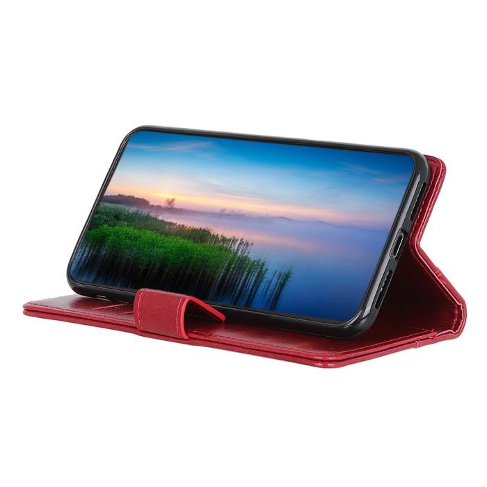 Bild 4, OnePlus Nord CE 2 5G Fodral Nit Dekor Läder Röd