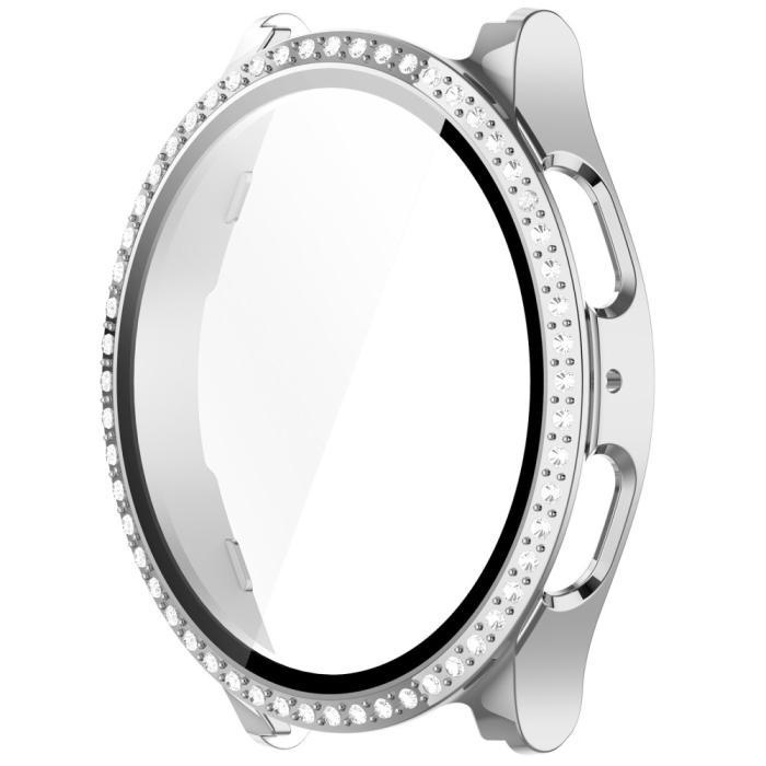 Bild 4, Galaxy Watch 7 44 mm Skal Med Skärmskydd Strass Silver