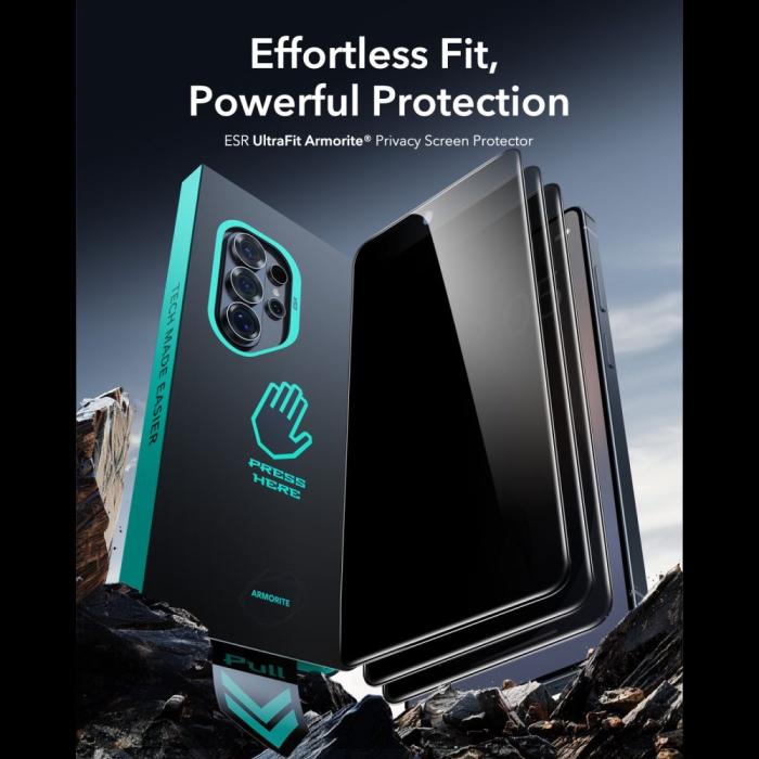 Bild 3, ESR Galaxy S26 Ultra Skärmskydd UltraFit Armorite Pro Härdat Privacy