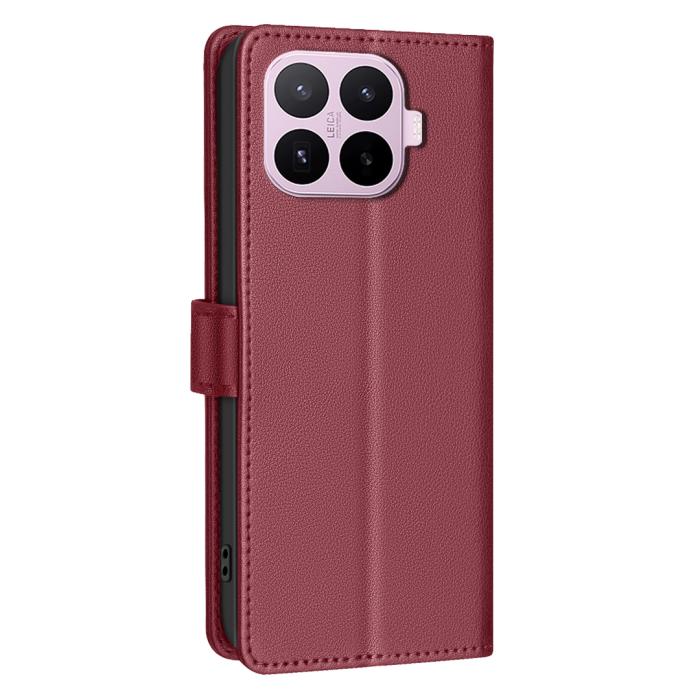 Bild 2, BINFEN Xiaomi 17T Pro Fodral RFID Läder Röd