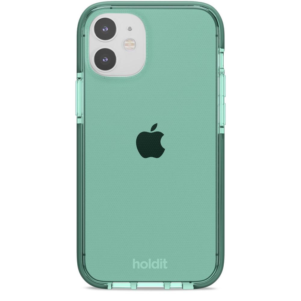 holdit iPhone 12 Mini Skal Seethru Moss Green