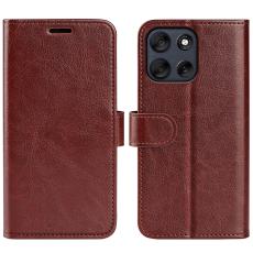 Motorola Moto G56 5G Fodral Crazy Horse L&auml;der Brun