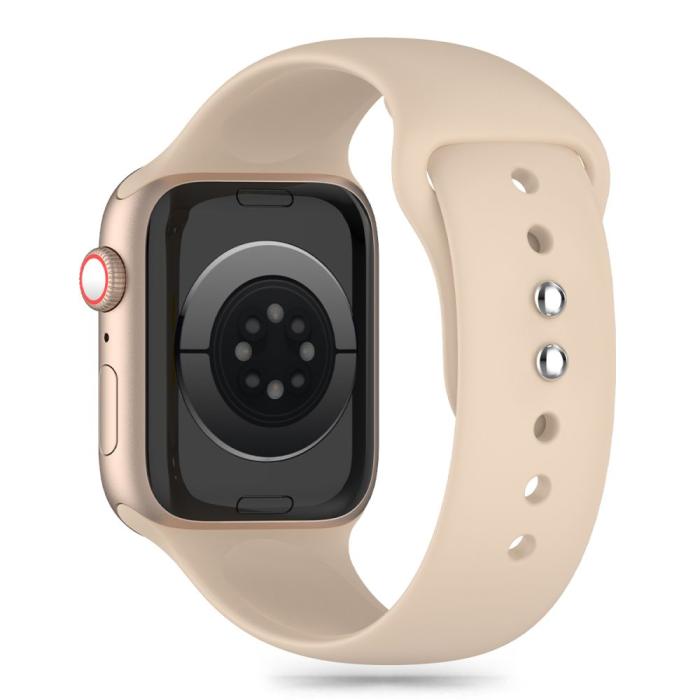 Bild 3, Tech-Protect Apple Watch 38/40/41/42 mm Armband Silikon Walnut